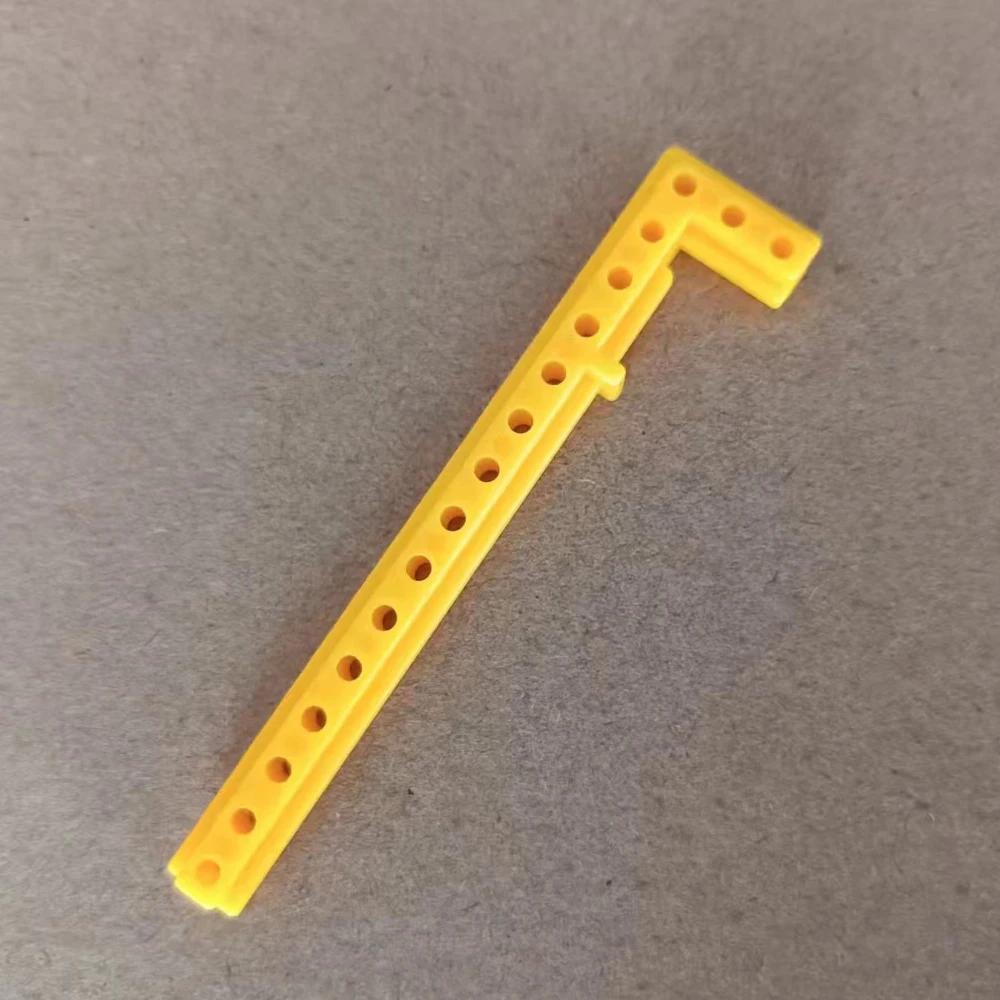 30pcs 75x15mm L-shaped cross plastic rod DIY toy accessories model parts small technology production